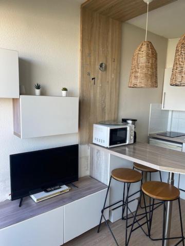 Studio Cabine Vue Mer Et Port Carnon-Plage Exterior foto